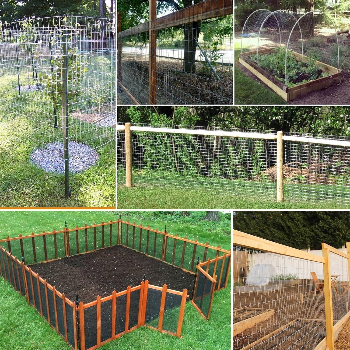 1/2 in 48"x100' Hardware Cloth – Hot-Dip Galvanized After Welding, 19GA Chicken Wire Fencing Roll for Snake, Raccoon & Fox Prevention