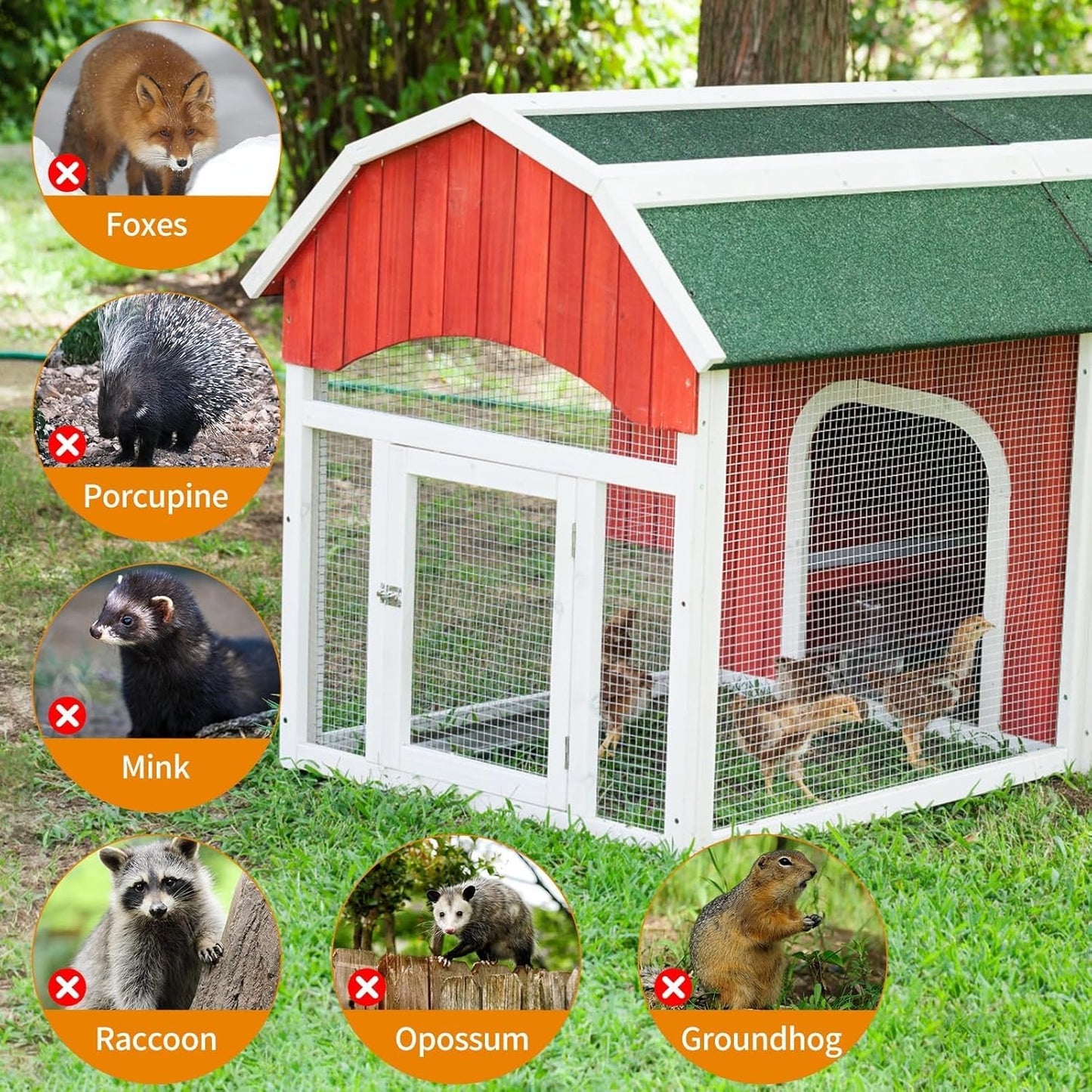 1/2inch 16"x50' Galvanized Hardware Cloth, 19Ga Hot-Dip Welded Chicken Wire Fencing Roll Preventing Snakes, Raccoons and Foxes